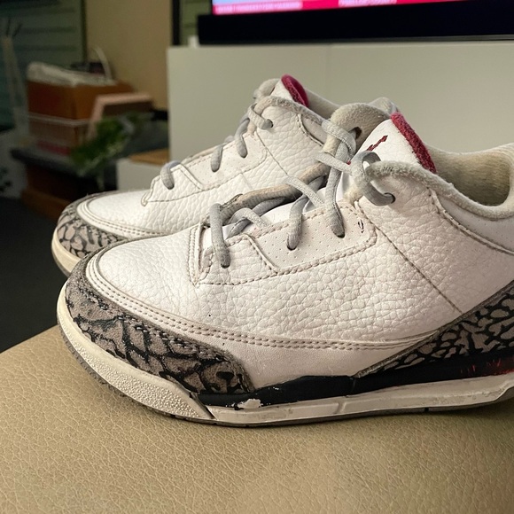 Air Jordan 3 Retro ‘Hall Of Fame’ Shoes - Toddler Size 10C - 832033 116 - *EUC* - Picture 2 of 8